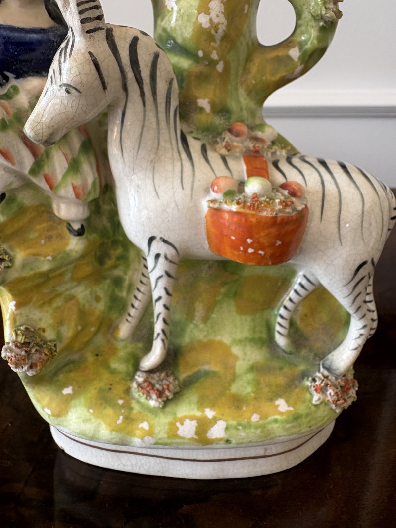 Antique Victorian Staffordshire Flatback Figure - Image 3